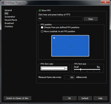 Screenshot 1 of D3DGear - Game Recording and Streaming Software