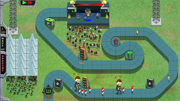 Screenshot 1 of Rock 'N' Roll Defense