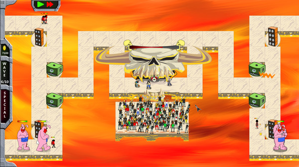 Screenshot 2 of Rock 'N' Roll Defense