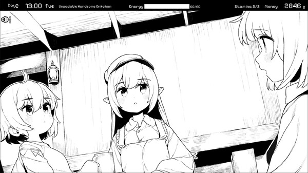 Screenshot 1 of Living With Sister: Monochrome Fantasy - Expansion DLC