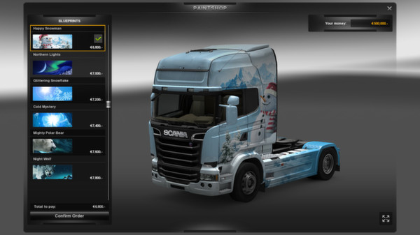 Screenshot 7 of Euro Truck Simulator 2 - Ice Cold Paint Jobs Pack