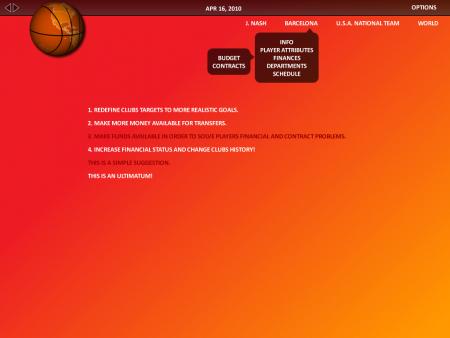 Screenshot 2 of World Basketball Manager 2010