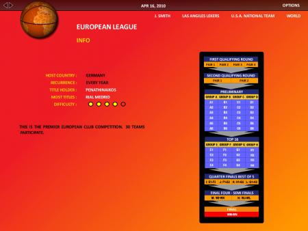 Screenshot 4 of World Basketball Manager 2010