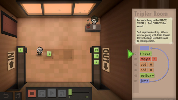 Screenshot 1 of Human Resource Machine