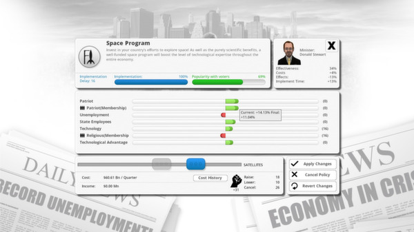 Screenshot 2 of Democracy 3