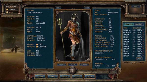 Screenshot 1 of Age of Gladiators