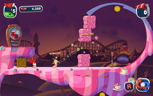 Screenshot 2 of Worms Crazy Golf