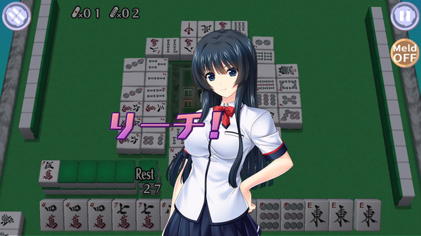 Screenshot 4 of Mahjong Pretty Girls Battle : School Girls Edition