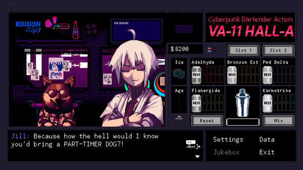 Screenshot 2 of VA-11 Hall-A: Cyberpunk Bartender Action