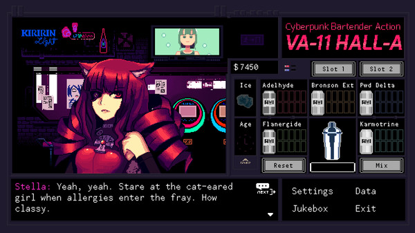 Screenshot 3 of VA-11 Hall-A: Cyberpunk Bartender Action