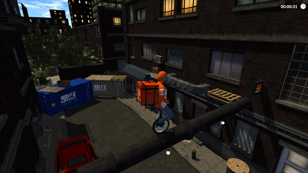 Screenshot 1 of Unicycle Pizza Time!