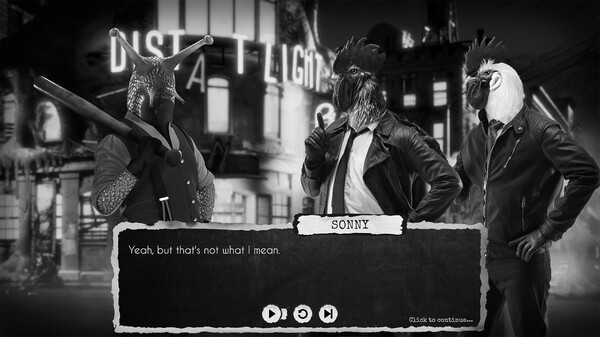 Screenshot 1 of Chicken Police: Into the HIVE!