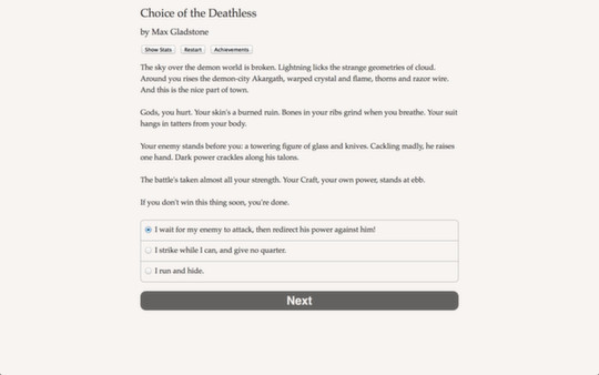 Screenshot 1 of Choice of the Deathless