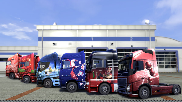 Screenshot 9 of Euro Truck Simulator 2 - Christmas Paint Jobs Pack