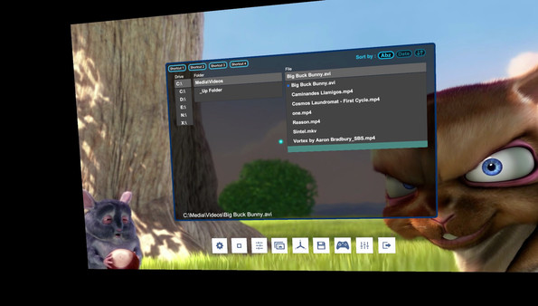 Screenshot 2 of Whirligig VR Media Player