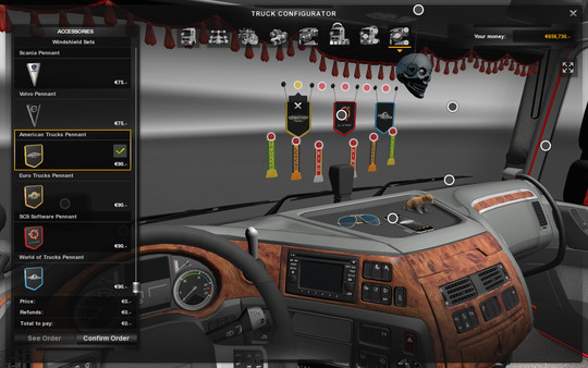 Screenshot 5 of Euro Truck Simulator 2 - Cabin Accessories