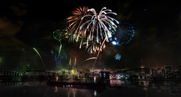 Screenshot 1 of Fireworks Simulator