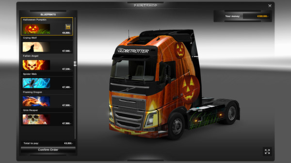 Screenshot 7 of Euro Truck Simulator 2 - Halloween Paint Jobs Pack