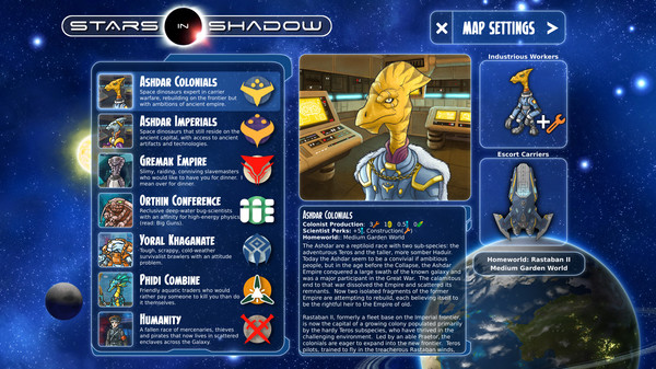 Screenshot 1 of Stars in Shadow