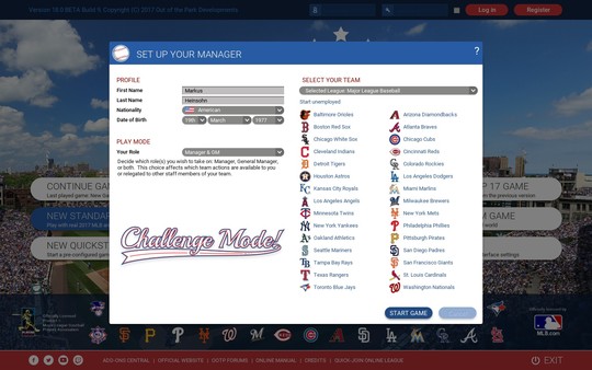 Screenshot 2 of Out of the Park Baseball 18