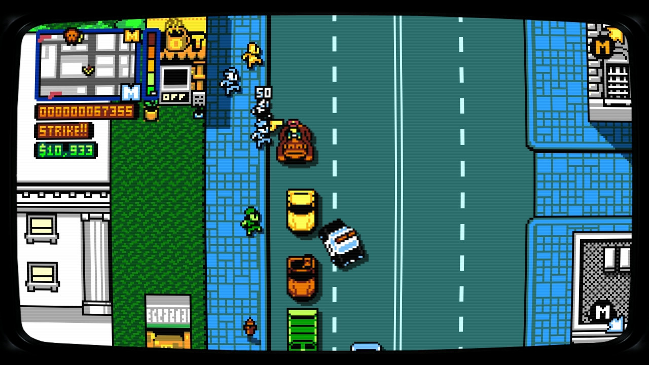 retro city rampage dx drive all cars