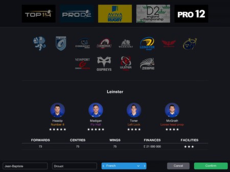Screenshot 7 of Pro Rugby Manager 2015
