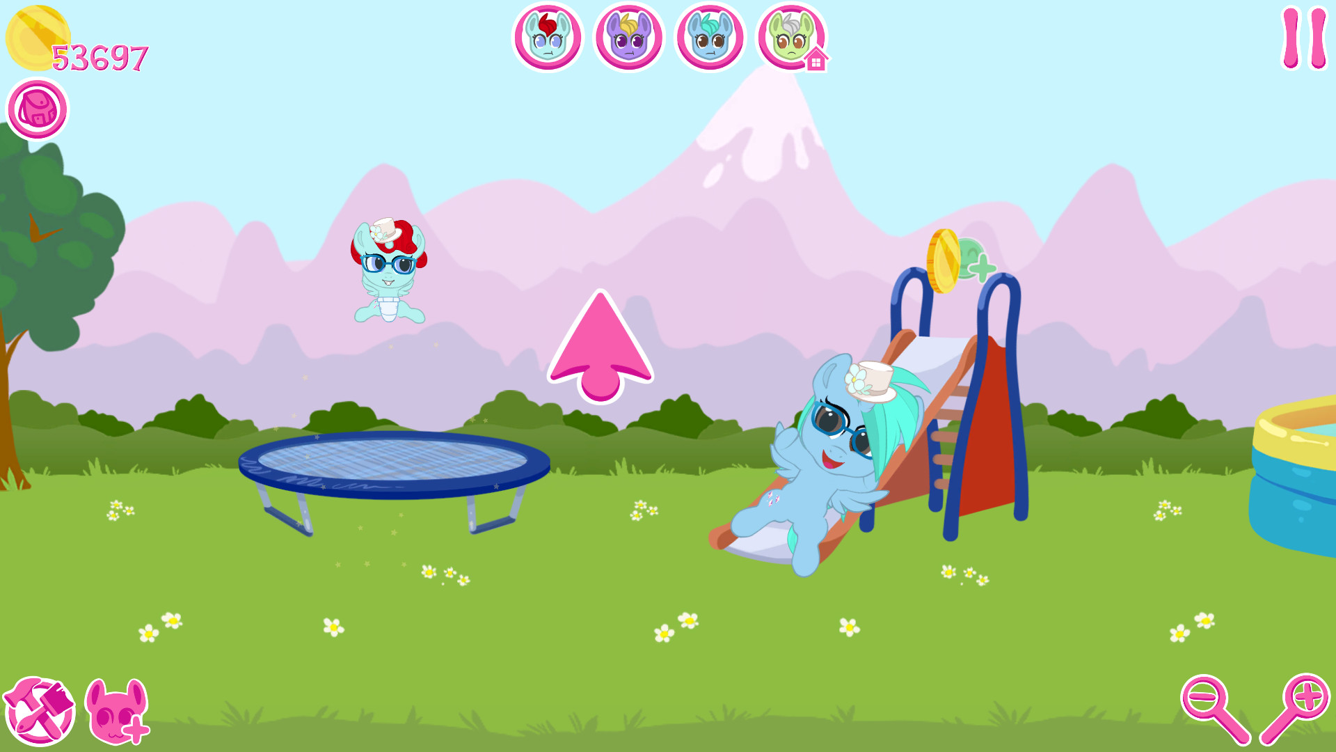 Fluffy joy pony game