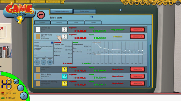 Screenshot 4 of Game Tycoon 2