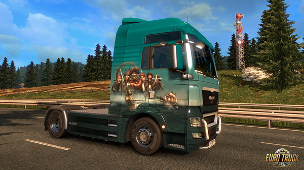 Screenshot 5 of Euro Truck Simulator 2 - Pirate Paint Jobs Pack