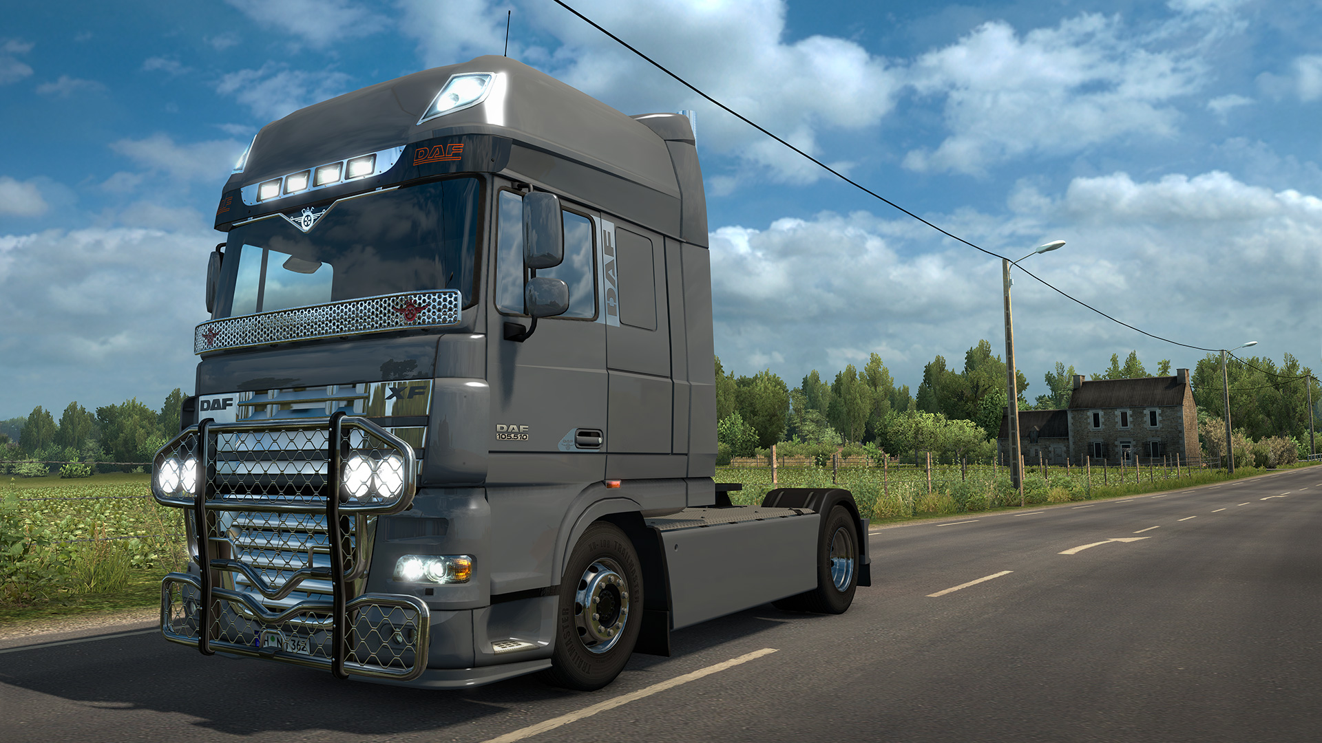 Daf euro 2. Грузовики DAF евро трак 2. DAF XF 105. Даф 105 етс 2. Евро трак симулятор 2 Даф.