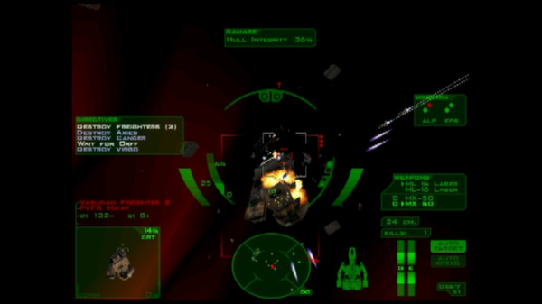 Screenshot 2 of Descent: FreeSpace – The Great War