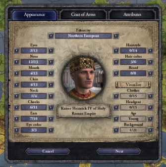 Screenshot 1 of DLC - Crusader Kings II: Ruler Designer