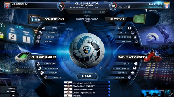 Screenshot 2 of Football Club Simulator - FCS 18