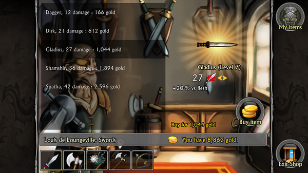 Screenshot 1 of Swords and Sandals 2 Redux: Maximus Edition