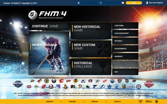 Screenshot 1 of Franchise Hockey Manager 4