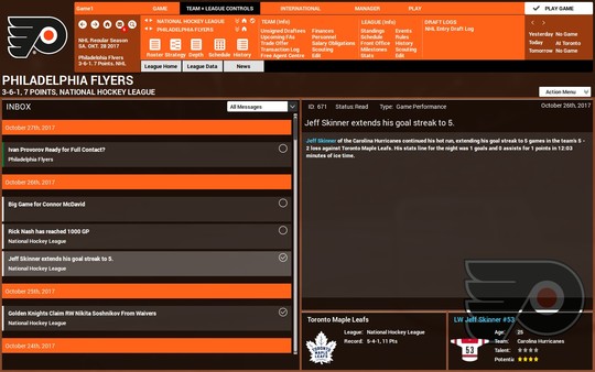 Screenshot 2 of Franchise Hockey Manager 4