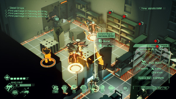 Screenshot 3 of All Walls Must Fall - A Tech-Noir Tactics Game
