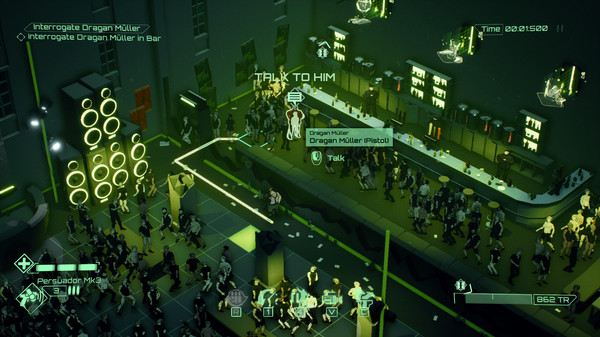 Screenshot 4 of All Walls Must Fall - A Tech-Noir Tactics Game