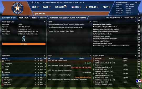Screenshot 3 of Out of the Park Baseball 19