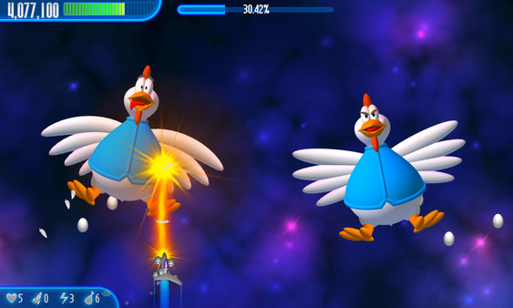 Screenshot 1 of Chicken Invaders 3