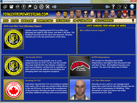 Screenshot 2 of Total Extreme Wrestling 2010