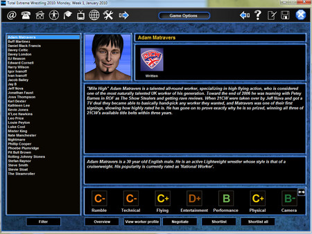 Screenshot 3 of Total Extreme Wrestling 2010