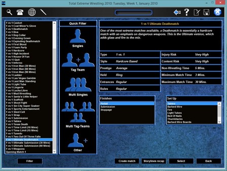Screenshot 4 of Total Extreme Wrestling 2010