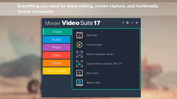 Screenshot 6 of Movavi Video Suite 17 - Video Making Software - Video Editor, Video Converter, Screen Capture, and more