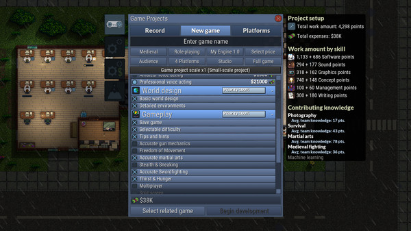 Screenshot 5 of Game Dev Studio