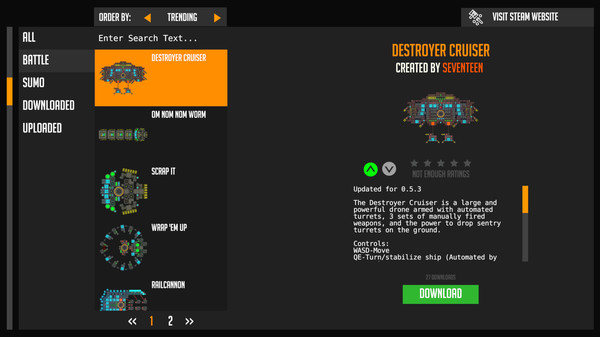Screenshot 9 of Nimbatus - The Space Drone Constructor