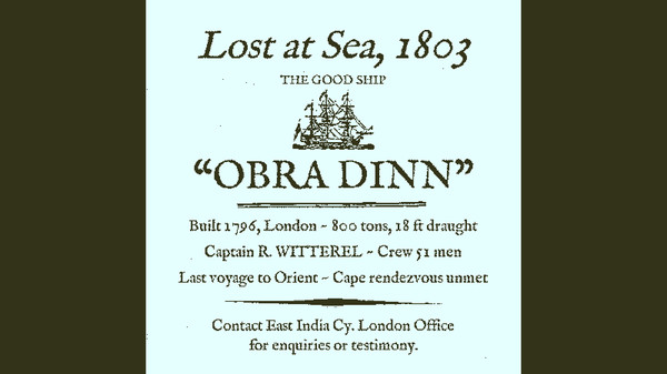 Screenshot 1 of Return of the Obra Dinn