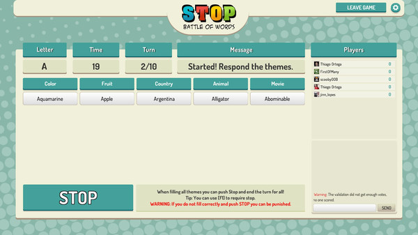 Screenshot 5 of Stop Online - Battle of Words