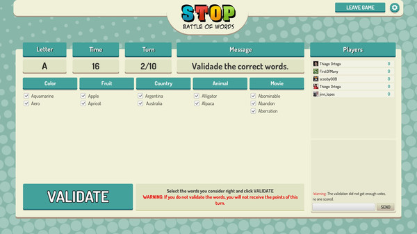 Screenshot 6 of Stop Online - Battle of Words