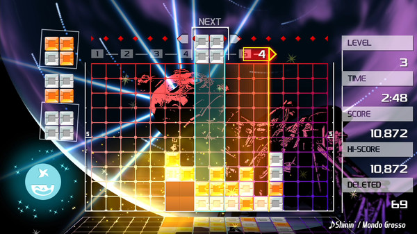 Screenshot 1 of LUMINES REMASTERED